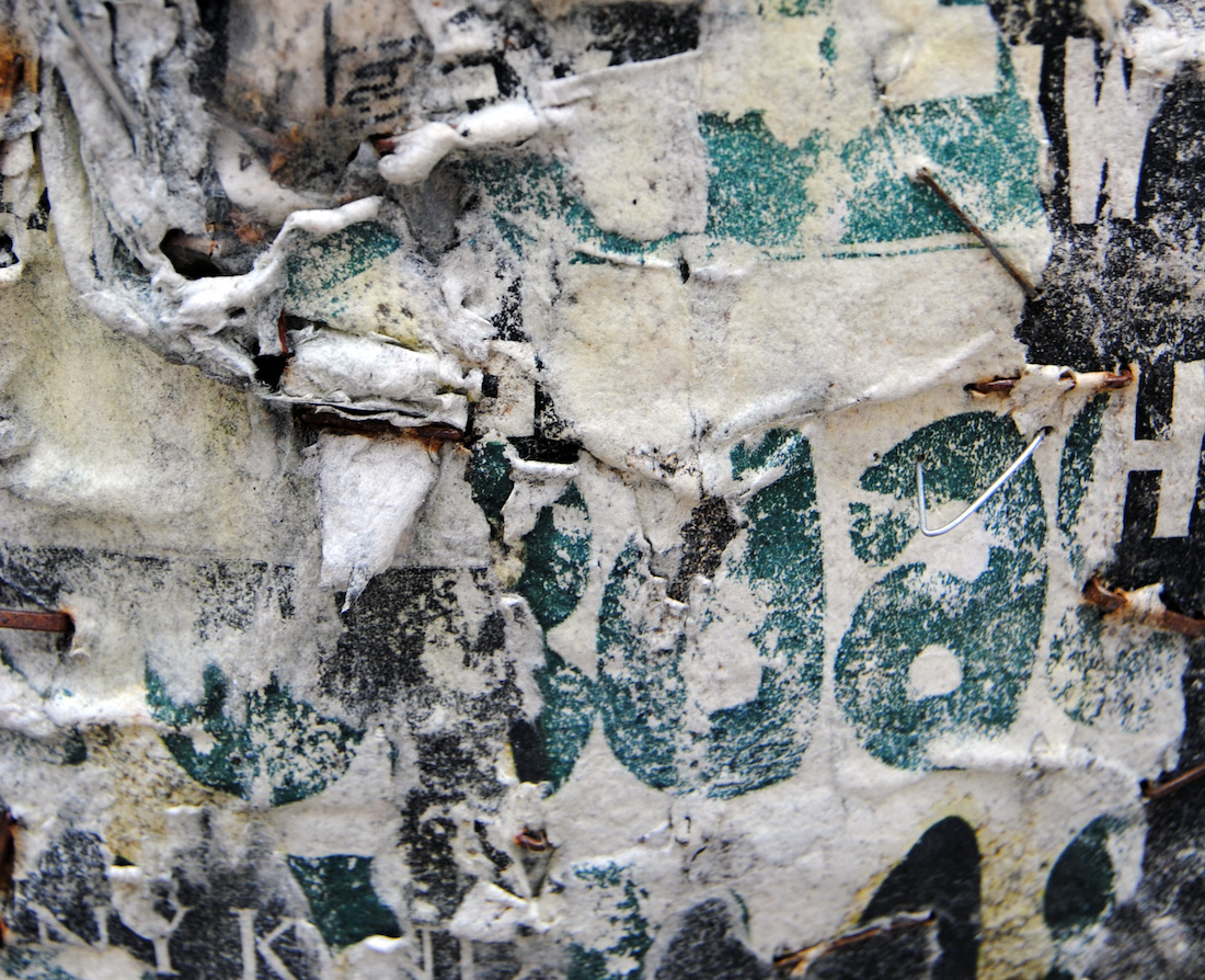 paper on utility pole