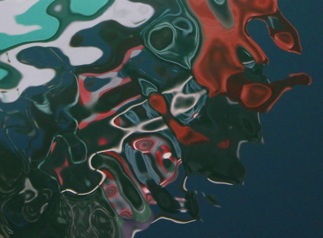 Westport Harbor Water with reflection from boat